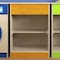 Flash Furniture Bright Beginnings Commercial Grade Wooden Kid's Two Shelf Kitchen Cabinet MK-ME03539-GG - alternate 4